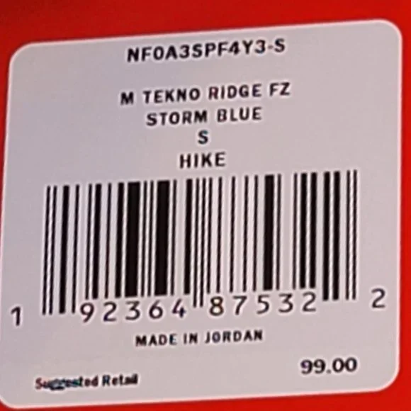 The North Face Tekno Ridge Full Zipper Jacket Mens Small - Picture 5 of 8